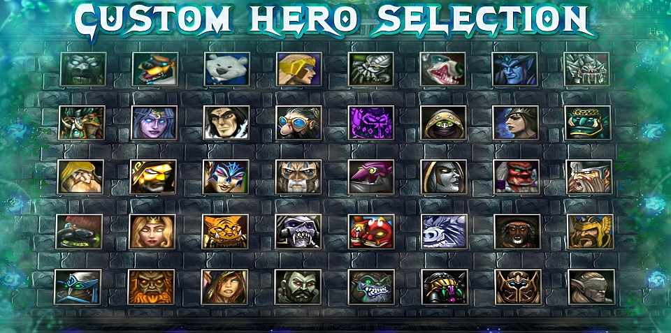 custom hero selection